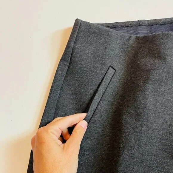 NWT Chicos Pant Trouser So Slimming 360 Juliet Full Length Graphite Heather Grey - Picture 5 of 10